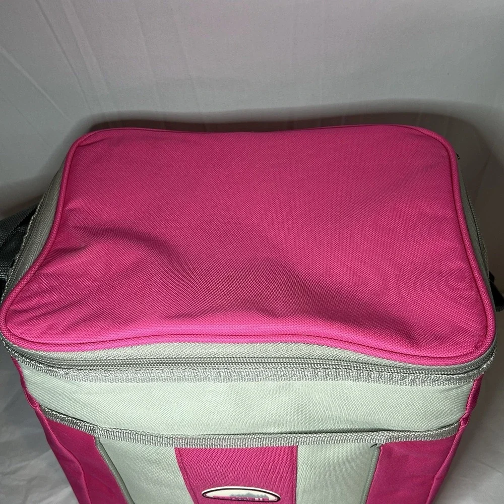 Arizona Blue Arctic Pak Insulated Lunch Bag  XLarge Zippered Shoulder Strap Pink